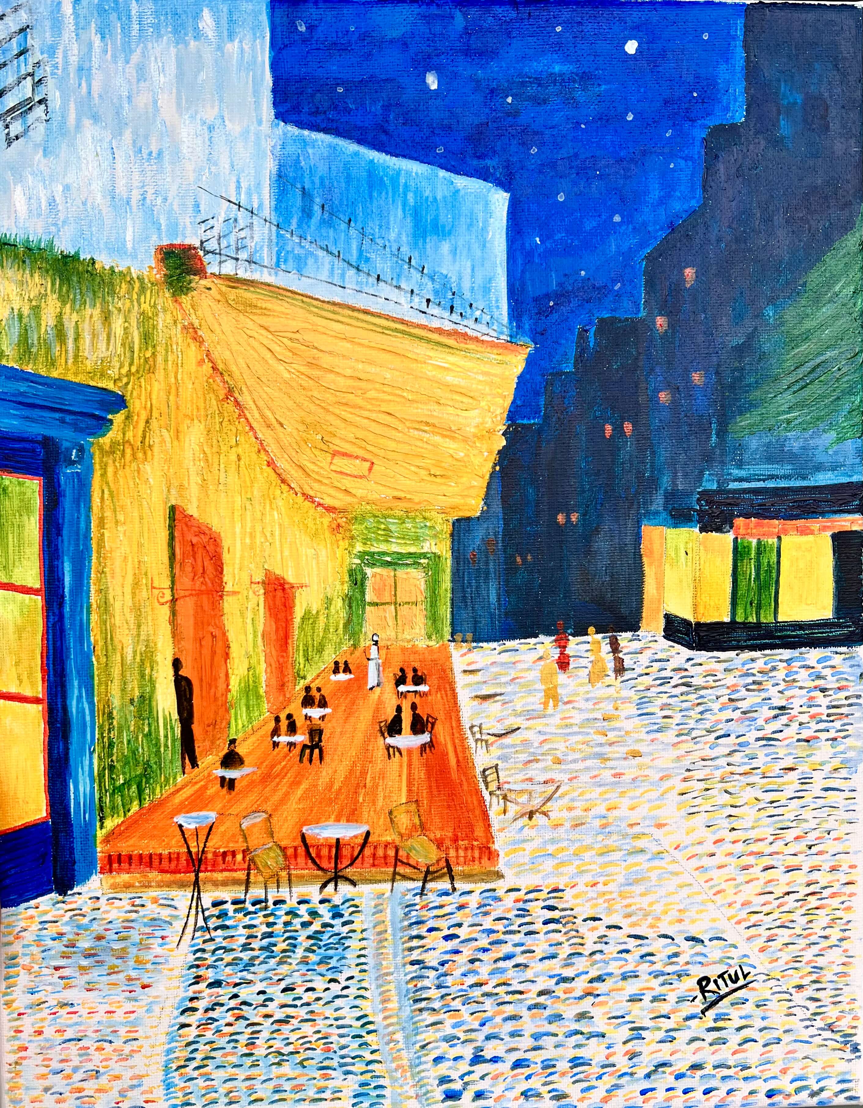 Cafe terrace at Night